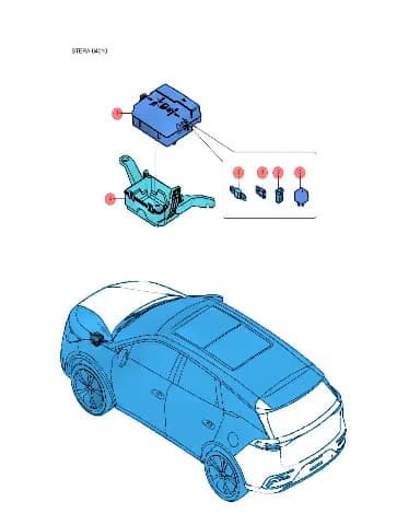 Предохранитель MIDI 32V 70A для BYD Tang EV 2022, 12784463-00