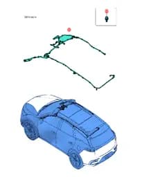 Потолочный жгут проводки для BYD Tang EV 2022, 14456725-00