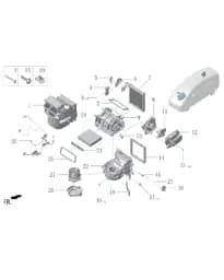 Болт с шестигранной головкой и плоской шайбой в сборе для Lixiang MEGA 2024, Q140B0616F36L