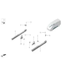 Передняя правая дверь для Lixiang MEGA 2024, W01-90000080