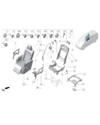Болт для установки 4D аудио M6 для Lixiang MEGA 2024, W01-90000819