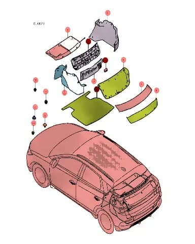 Панельная клипса для BYD E2 2024, 11551518-00