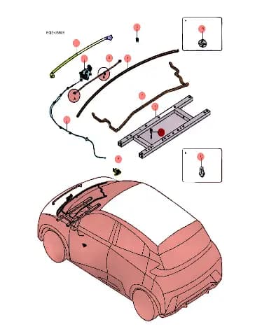Передняя уплотнительная полоса переднего отсека для BYD Seagull 2024, 14135495-00