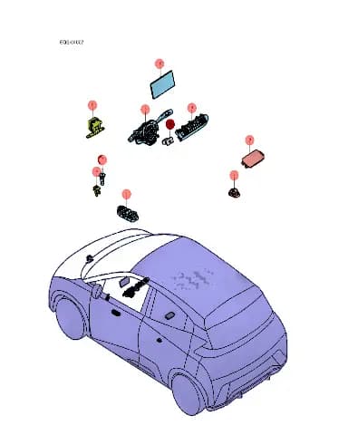Разъем USB зарядки для BYD Seagull 2024, 13766155-00