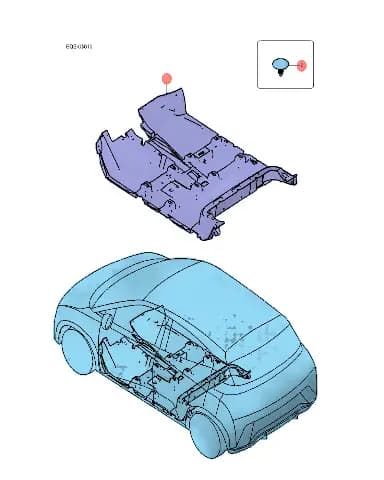 Клипса для BYD Seagull 2024, 12025616-00