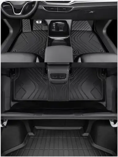 Однослойные полики, коврики в салон и багажник Volkswagen ID.4, TPE