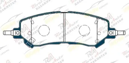 Тормозные колодки UIDNU Ceramic GAC GS5 1.5T 2018--  (керамические) передние