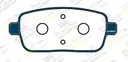 Тормозные колодки UIDNU Ceramic Jetour T2 1.5T 2.0T 2023-- (керамические) задние