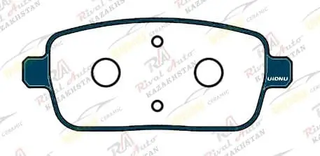 Тормозные колодки UIDNU Ceramic Jetour T2 1.5T 2.0T 2023-- (керамические) задние