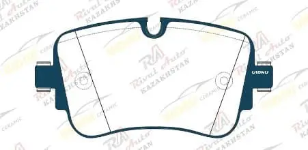 Тормозные колодки UIDNU Ceramic Audi Q7/SQ7 2.0T 3.0T 4.0T 2015-- Q8 3.0T 2018-- A6/S6 (C8) 2.0T 2.9T 3.0T 2018-- A7/S7 (С8) 2.0T 3.0T 2018-- A8/S8 3.0T 4.0T 2018--  E-Tron (electro car 2019--  S5 3.0T 2016--  (керамические) задние