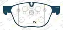 Тормозные колодки UIDNU Ceramic BMW  X5 (E70) 3.0D 3.0T 4.8T 2006-2013,  X6 (E71) 3.0D 3.0T  2020--  (керамические)  передние PN0094