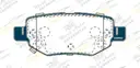Тормозные колодки UIDNU Ceramic Chery Tiggo 2 1.5T 2022-- Tiggo 4 PRO 1.5L 2022--  Tiggo 5X 1.5T 2017-- Omoda C5 1.5T 2022--  (с отверстиями) (керамические)  задние JT0438