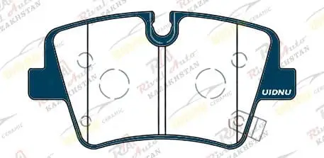 Тормозные колодки UIDNU Ceramic FAW Bestune B70 1.5T 2.0T 2020--                                          HONGQI HS5 2.0L 2019-- (керамические) задние