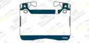 Тормозные колодки UIDNU Ceramic HONGQI E-HS9 2020-- (electro car) (керамические) передние