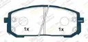 Тормозные колодки UIDNU Ceramic Hyundai Sonata 2.0L 2.5L 2019--  Tucson 2.0L 2021--  KIA K5 2.0L 2.5L 2020--  Sportage 2.0L 2022-- (керамические)  передние SP4334