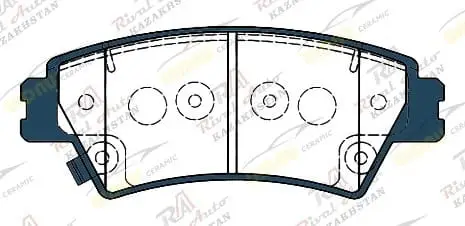 Тормозные колодки UIDNU Ceramic JAC T8 Pro 2.0T 2021-- T9 2.0T 2023-- (керамические)  задние