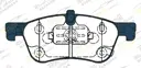 Тормозные колодки UIDNU Ceramic Nissan X-Trail 1.5T 2.5L 2022-- Qashqai 1.3T 2021--  Mitsubishi Outlander 1.5T 2.5L 2021-- (керамические)  задние