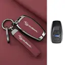 Противоударный, защитный чехол на смарт ключ Subaru, бардовый