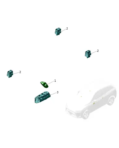Переключатель центрального замка для AITO M5, 4280210-RK01-OR10