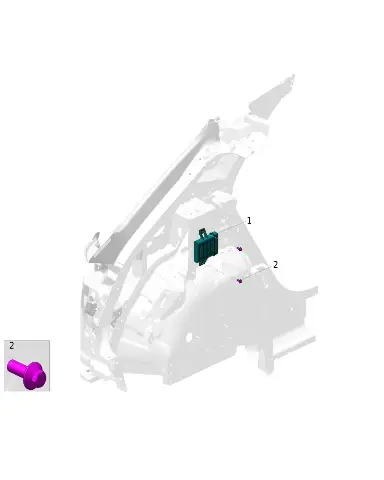 Блок управления EPB для AITO M5, 3507200-RK01