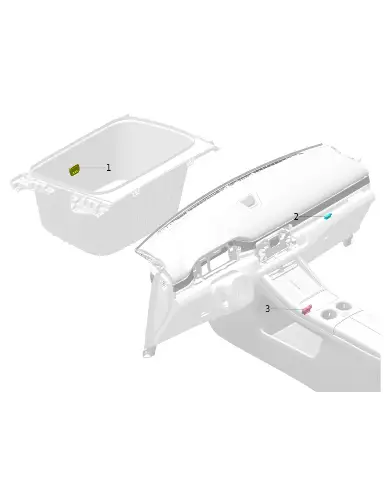 Плафон внутреннего освещения для AITO M5, 4112010-RA01