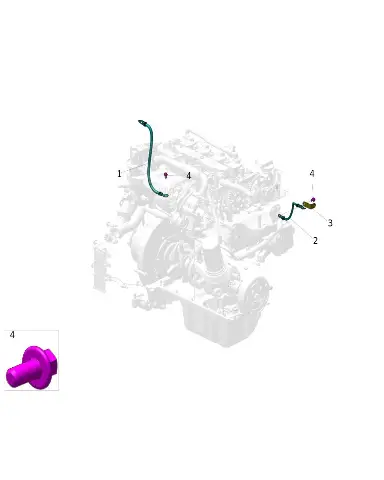 Жгут заземления для AITO M5, 4001200-R01-03