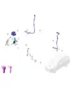 Датчик скорости колеса в сборе передний левый для AITO M7, 3550130-SY08-1198