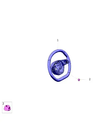 Упор амортизатора рулевого колеса для AITO M7, 3402010-SY10-BK08