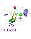 Пружина подушки сиденья второго ряда для AITO M7, 7200305-SY05