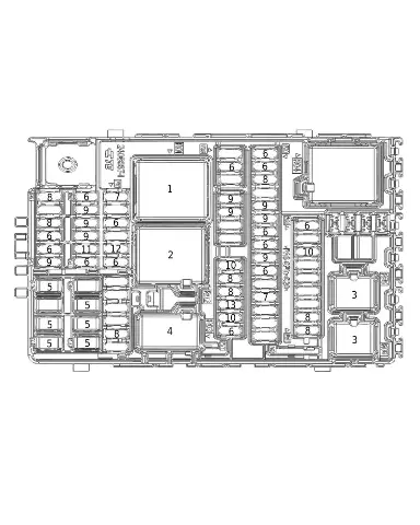 Реле в сборе HFV11/12-H-R для AITO M7, 3735030-RM01