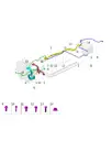 Кронштейн крепления высоковольтного жгута проводки для AITO M7, 2105440-SY03