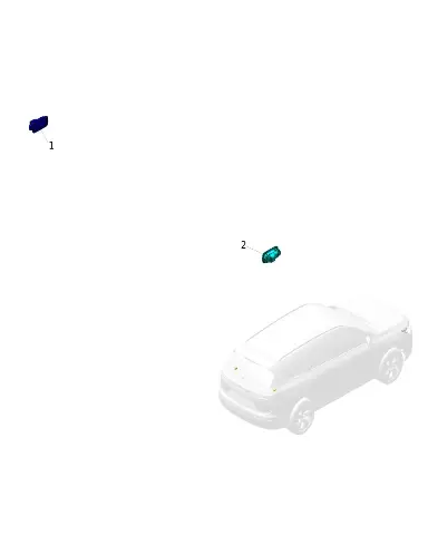 Плафон багажника правый в сборе для AITO M7, 4127020-SY01-BK08
