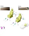Сиденье раздельное левое второго ряда в сборе для AITO M7, 7200300-SY03-K190