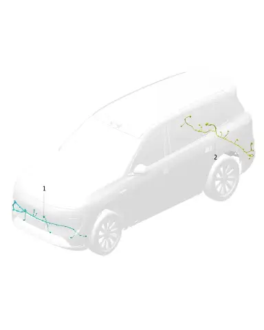 Жгут проводки переднего бампера для AITO M8 2025, 4002030-RR01