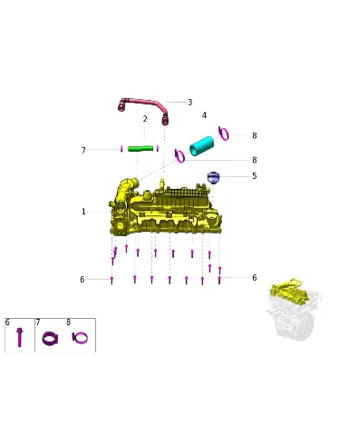 Вентиляционный патрубок для AITO M8 2025, 1014003-G00-00A