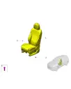 Переднее левое сиденье в сборе для AITO M8 2025, 6800100-RR05-K355