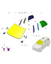 Левая декоративная накладка крыла для AITO M8 2025, 5006110-RR01-BK04