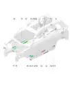 Внешняя барьерная накладка стойки A левая для AITO M8 2025, 5401938-RR01