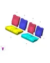 Накладка спинки третьего ряда правой для AITO M8 2025, 7102040-RR01-K319