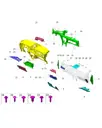 Крышка комбинированного переключателя для AITO M8 2025, 5306040-RR01-T930