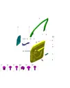 Правый водозащитный уплотнитель передней двери для AITO M8 2025, 5532208-RR01