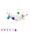 Опора переднего двигателя правая для AITO M8 2025, 1001130-RR01