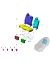 Застежка подушки сиденья для AITO M9 2025, 7309001-RL02