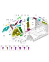 Заглушка внутренней панели задней боковины левая для AITO M9 2025, 5402753-RL01