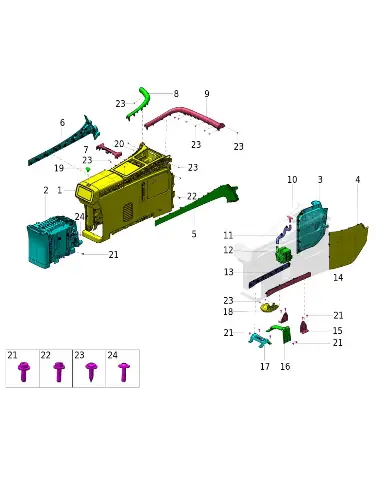 Выключатель двери холодильника для AITO M9 2025, 8213010-RL01-BR28