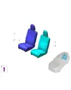 Сиденье третьего ряда правое для AITO M9 2025, 7100400-RL03-K277