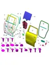 Аварийная ручка задней двери левая для AITO M9 2025, 6205158-RL01-YE15