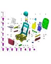 Винты крепления задней панели спинки сиденья для AITO M9 2025, 7200155-RL01