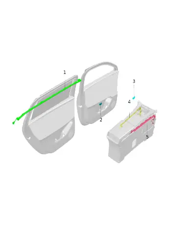 Точечная подсветка салона для AITO M9 2025, 2108051-RL02