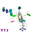 Резиновая заклепка вентилятора для AITO M9 2025, 7200127-RL01